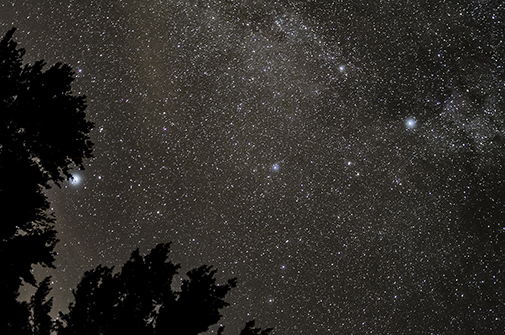This image I took of the stars overhead reminds me of the deep mystery of space. As a cloud of dust or gas, a Nebula appears as a dark silhouette, obscuring the luminous stars behind it.